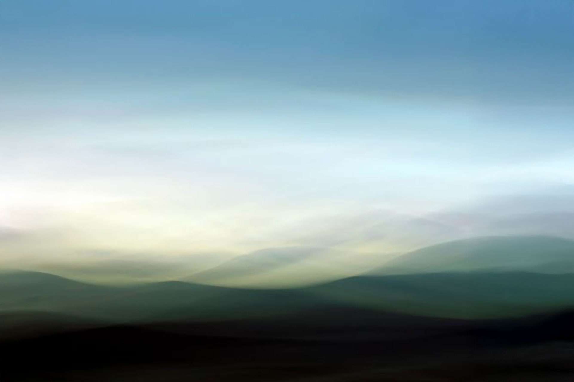 Unscharfe Landschaft